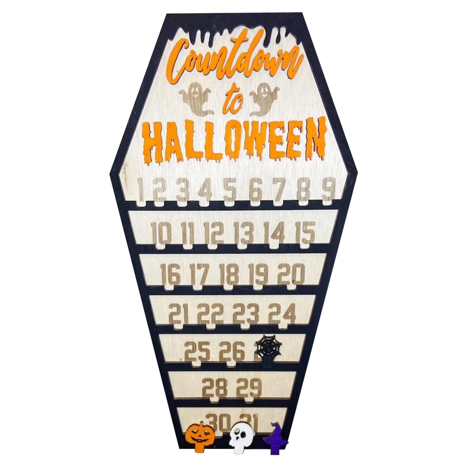 PRINxy Halloween Advent Countdown Calendar DIY Moving Wooden Block prinxy-halloween-advent-countdown-calendar-diy-moving-wooden-block