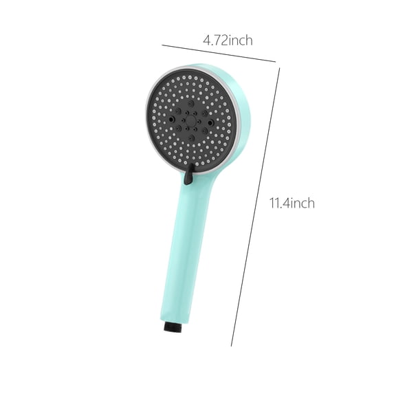 PRINxy High-Pressure Handheld Shower Head--Hard Water High Pressure 5 Spray Modes Handheld Shower Head For The Elderly,ChildrenCan Be Used For Home Green