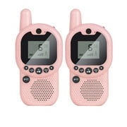 PRINxy Interphone For Children Parent-child Interaction Intercom Wireless Remote Intercom Call Talking Distance 3 Kilometer Clear Call Pink