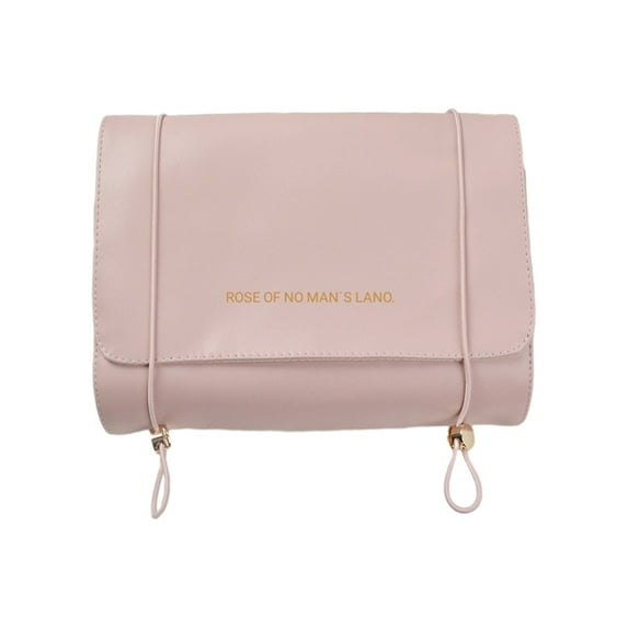 PRINxy Large Capacity Travel Cosmetic Bag For Women,Makeup Bag Travelling Leather Cosmetic Bag ,Multifunctional Storage Travel Makeup Cosmetic Bag Pink