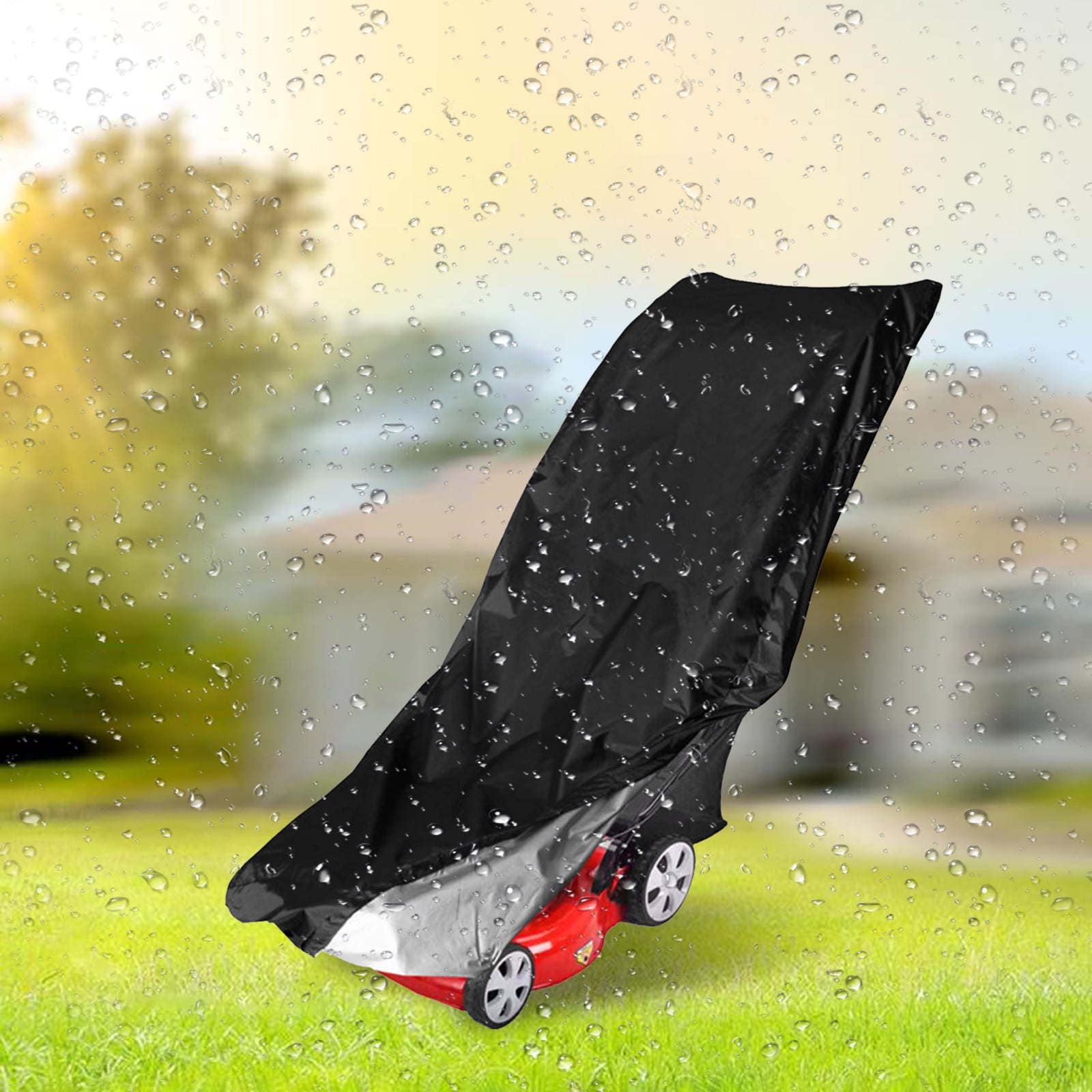 PRINxy Lawn Mower Cover,Oxford Heavy Duty Push Mower Covers Fit,Protects Against Water,Dust