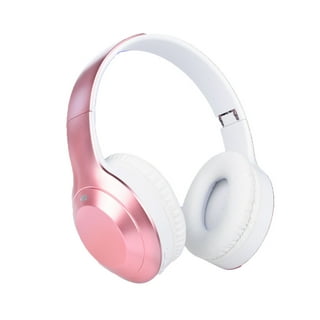 Rose gold gaming online headphones