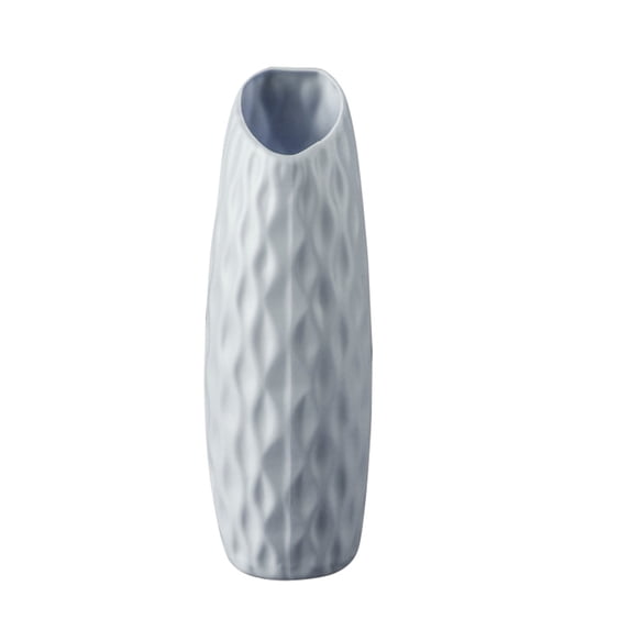 PRINxy Modern Art Vase for Centerpieces Decor,Geometric Vase Flower Arrangement Container Home Office Decor Green