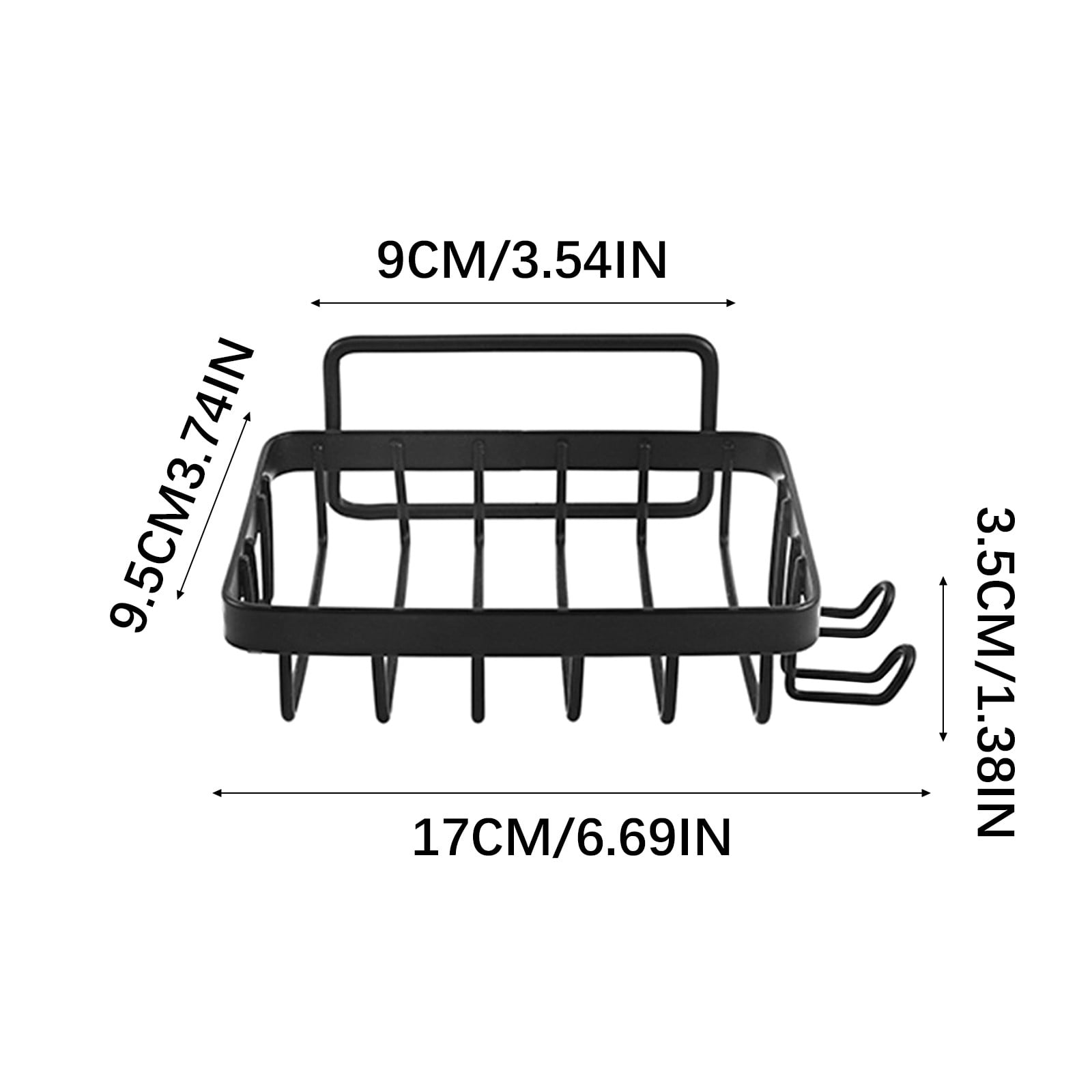 PRINxy Non Punching Bathroom Soap Rack,Shower Gel Storage Rack,Bathroom