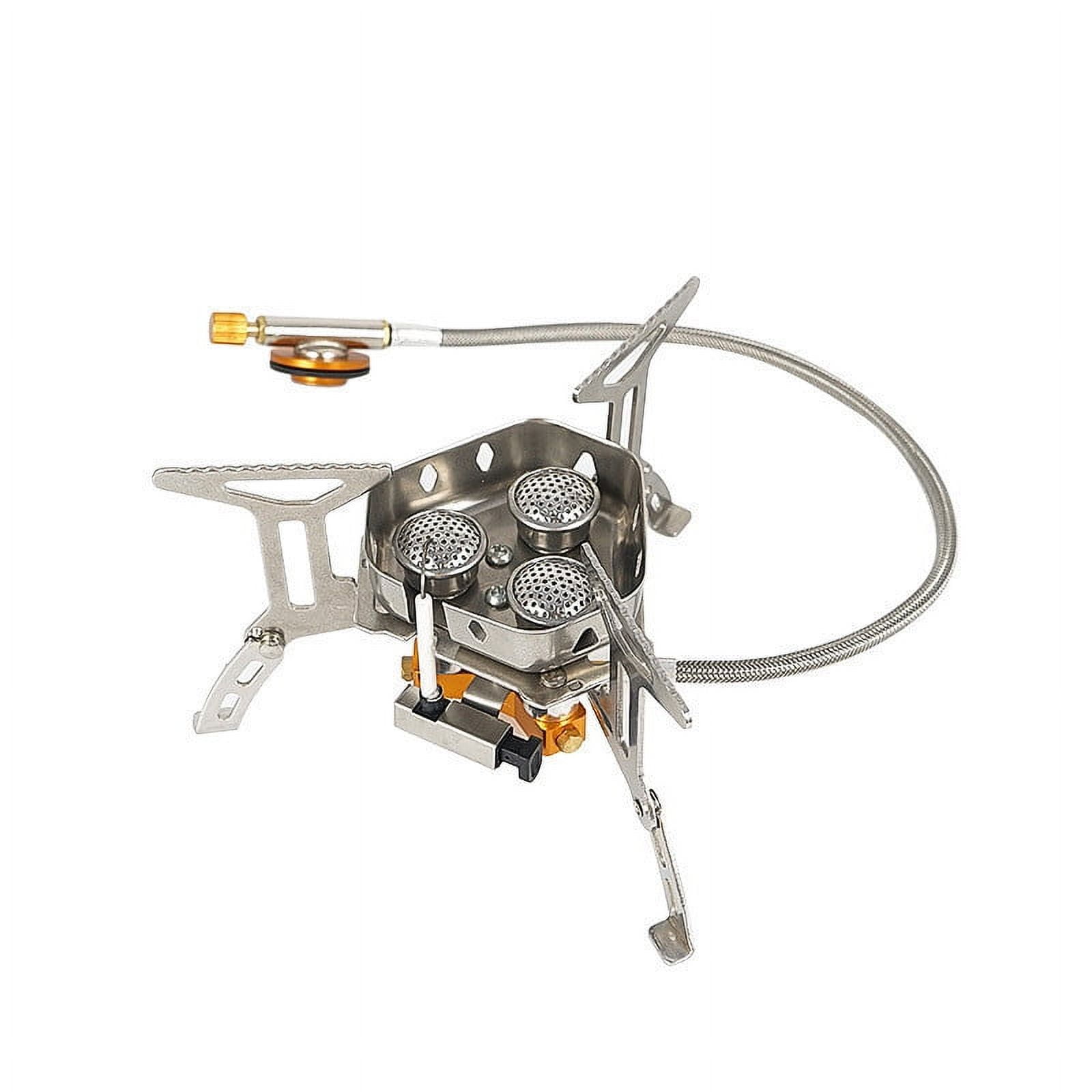 PRINxy Outdoor Folding Gas Stove,Mountain Climbing Camping Gas Stove None Wind Picnic Stove Ignition For Outdoor Household Restaurants,Multicolor,