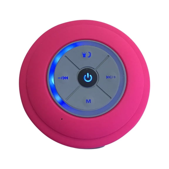 PRINxy Portable Bluetooth Speaker Wireless Waterproof Shower Speakers For Phone Bluetooth Subwoofer Hand Free Car Speaker Pink