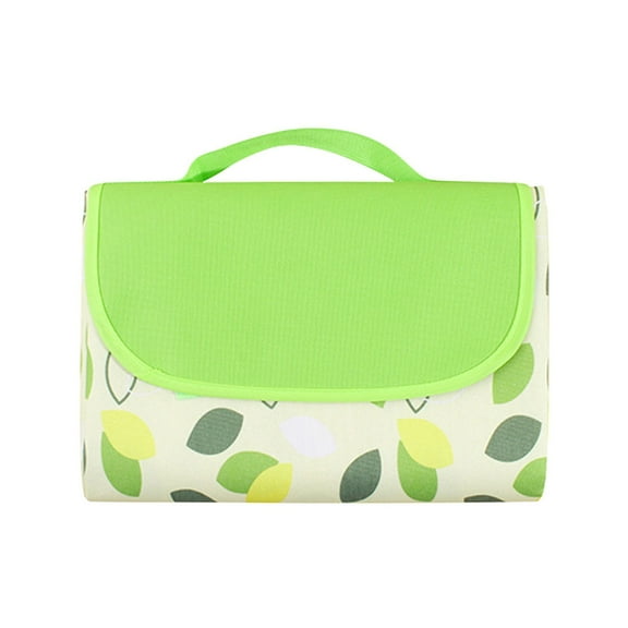 PRINxy Portable Picnic Outdoor Blanket,Waterproof Foldable Blankets Picnic Mat For Beach,Camping On Grass Picnic Blankets Green
