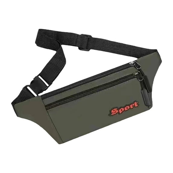 PRINxy Running Belt Fanny Pack for Women Men Waterproof Small Waist Bag Black Fanny Pack for Travel Hiking Walking Workout Fashion Waist Packs Army Green