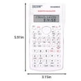 thumbnail image 1 of PRINxy Science Calculator 12 Digits Dual Line Display Multifunctional Learning Science Function Calculator Suitable For Primary,Secondary,And College Students White, 1 of 5