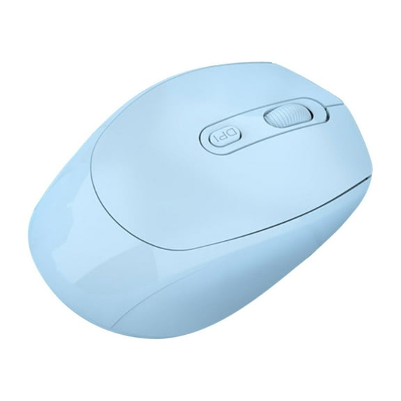 PRINxy Silent Wireless Mouse Rechargeable Dual Mode Bluetooth Mouse Gift Computer Office Game Mouse Electronics Gadgets Computer Accessories Blue
