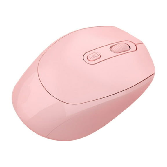 PRINxy Silent Wireless Mouse Rechargeable Dual Mode Bluetooth Mouse Gift Computer Office Game Mouse Electronics Gadgets Computer Accessories Pink