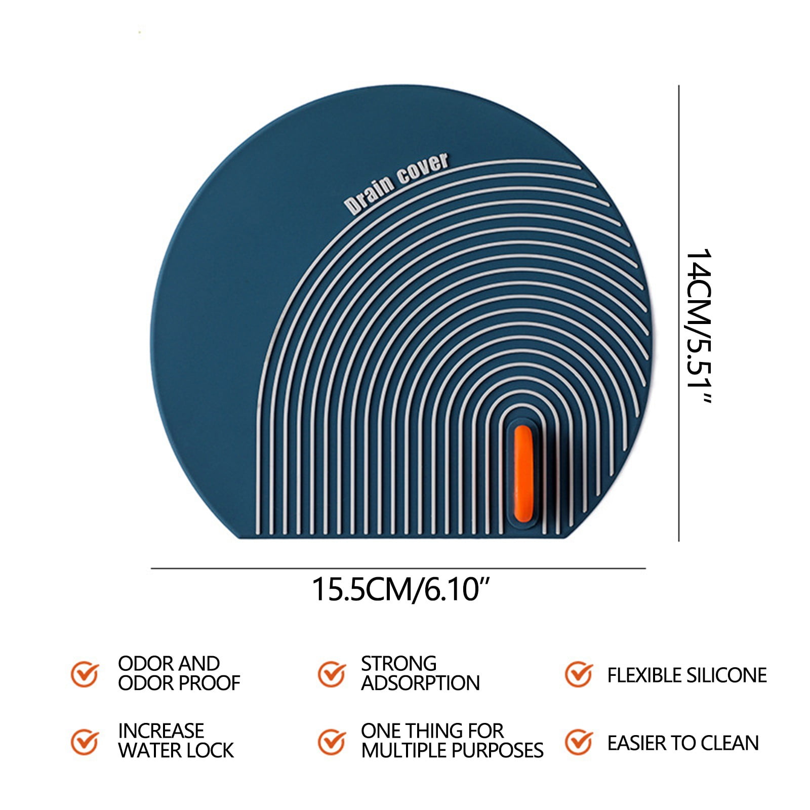 PRINxy Silicone Floor Cover,New Tub Floor Plug,Stoppers Shower,Silicone Tub Stopper For Kitchen