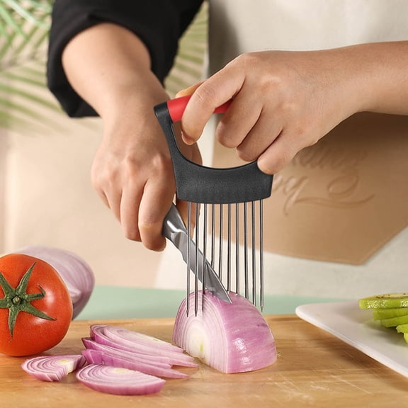 PRINxy Slicer,Stainless Steel Knife,Tomato Slicer,Kitchen Accessories,Vegetable And Fruit Chopper,Meat Lemon Potato Tomato Cutter C