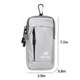 thumbnail image 1 of PRINxy Small Crossbody Bag Phone Holder Arm Bands For Men & Women Fits All Cell Phones Use For Running Walking Storage & Organization Silver, 1 of 6