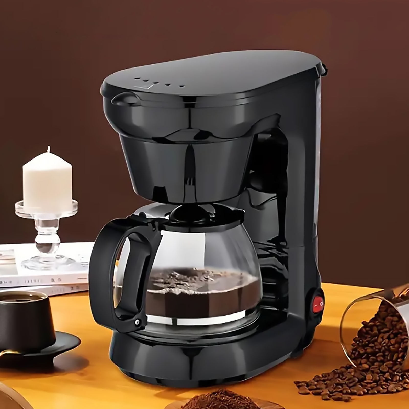 PRINxy Small Household Large Capacity Coffee Pot Wired Electric Heating