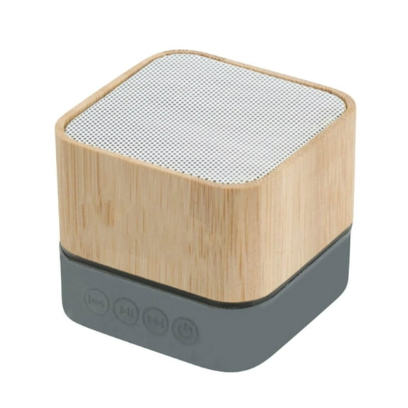PRINxy Small Portable Wireless Bluetooth Speakers,Handheld Pocket Size With HD Sound And Bass For Smart Devices,Bamboo,
