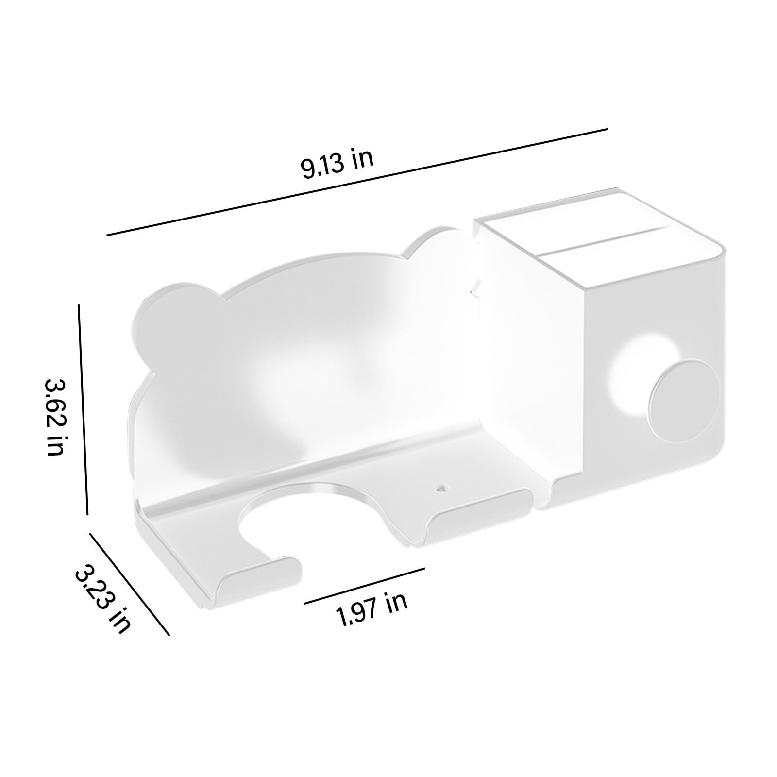 PRINxy Storage Hair Dryer HolderWall Mount No Drilling Hair Tool Organizer,Bathroom Organizer