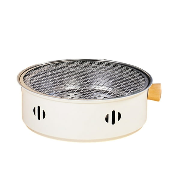 PRINxy Stovetop Grill,Ultra-Nonstick At Home Korean BBQ Grill,Dishwasher Safe BBQ Grill Indoor With Drip Tray For Healthier Cooking,Beige,B