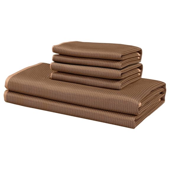 PRINxy Summer Sleeping Mat,Foldable Rattan Summer Sleeping Mat,Cool Mat for Cooler Bed In Home School Dormitories ((S)35 4X78 7In,(M)47 2X78 7In,(L)70 9X78 7In) Brown L