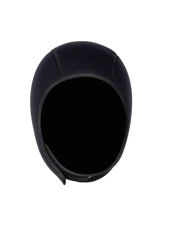 Unisex 3MM Neoprene Diving Hood Hat, Thick Warm UV Protective Head Cover for Outdoor Snorkeling Surfing Swimming Black