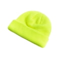 thumbnail image 1 of PRINxy Unisex Solid Waffle Knit Slouchy Beanie Hat, Soft Warm Relaxed Fit Winter Headwear for Mild Fall Outings & Weekend Errands Gold, 1 of 3