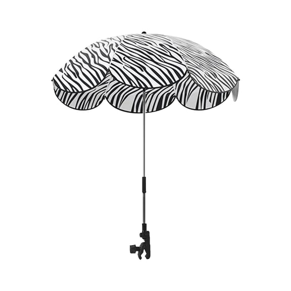 PRINxy Universal Baby Parasol,Baby Stroller Foldable Sun Shade Sun Protection Sun Shade,Waterproof Umbrella with Holder Clip Clamp,Trolley Bike Wheelchair Shading Umbrella I