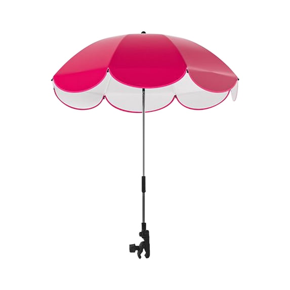 PRINxy Universal Baby Parasol,Baby Stroller Foldable Sun Shade Sun Protection Sun Shade,Waterproof Umbrella with Holder Clip Clamp,Trolley Bike Wheelchair Shading Umbrella F