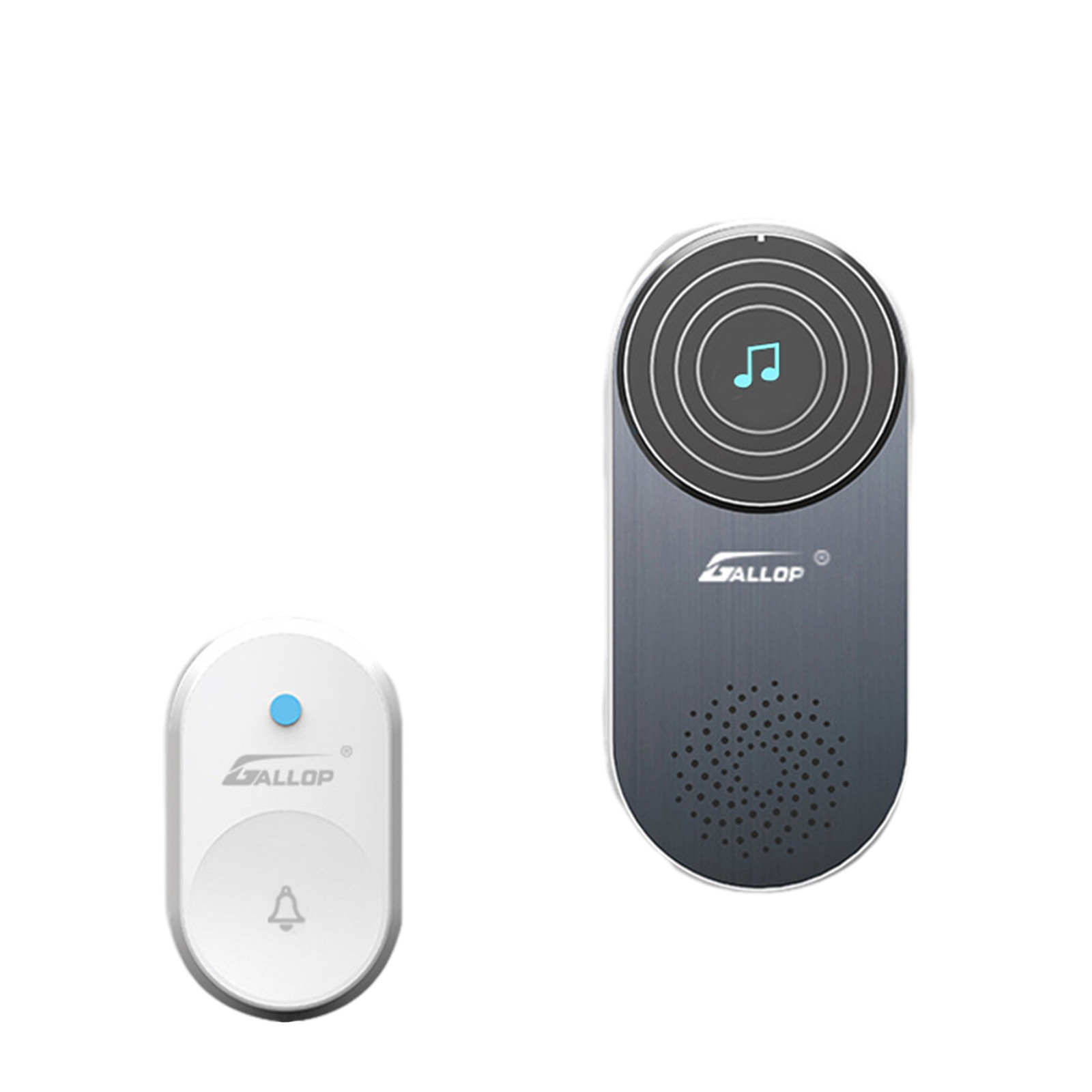 PRINxy Wireless Touchs Doorbell LED Flashing Light,Intelligent Doorbell