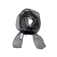thumbnail image 1 of PRINxy Women’s Sheer Mesh Polka Dot Skinny Long Scarf, Delicate Neck Tie Ribbon For Wedding Brunch Date Casual Daily Outfits Black, 1 of 5