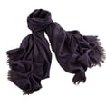 thumbnail image 1 of PRINxy Women’s Solid Breathable Fringe Shawl, Versatile Long Neck Scarf For Road Travel Coffee Runs Casual Daily Days Purple, 1 of 3
