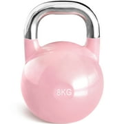 PRISP Competition Kettlebells - Pro Grade Steel Weights for Home Gym, Weightlifting, Fitness and Exercise