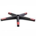 thumbnail image 1 of PRISP Gaming Chair Base Replacement - 5 Legs Base, Black and Red, Office Desk Chair Parts, 1 of 2