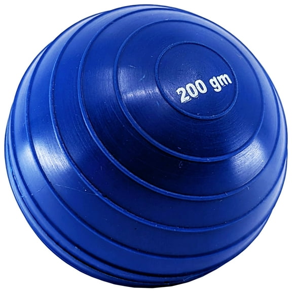 PRISP Indoor Thrown Shot Put - Throwing Ball with Ribbed PVC Surface