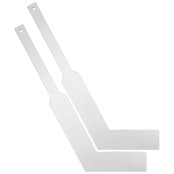 PRISP Mini Hockey Goalie Stick - 20 Inch Plastic Knee Hockey Stick for Goaltender; Sports Gift for Indoors, Basement, Garage