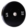 thumbnail image 1 of PRISP Olympic Bumper Weight Plate - Rubber Plate for 2 Inch Olympic Barbell with Steel Insert; Pairs, Sets and Single Plates Available, 1 of 10