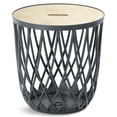 thumbnail image 1 of PRISP Timballa Storage Basket Table - Round Coffee Table, Side Table, End Table with Bamboo Lid, for Living Room, Bedroom, Patio & Balcony Decor, 1 of 7
