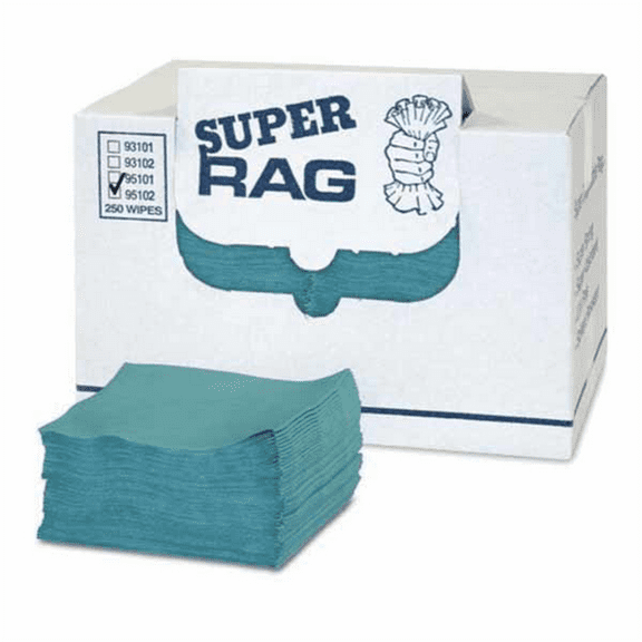 MDI Pro-Series Super Rag 95102 Optimum Performance 1/4 Fold Supreme Towel, 250, 16 in L x 13 in W, Spunlace