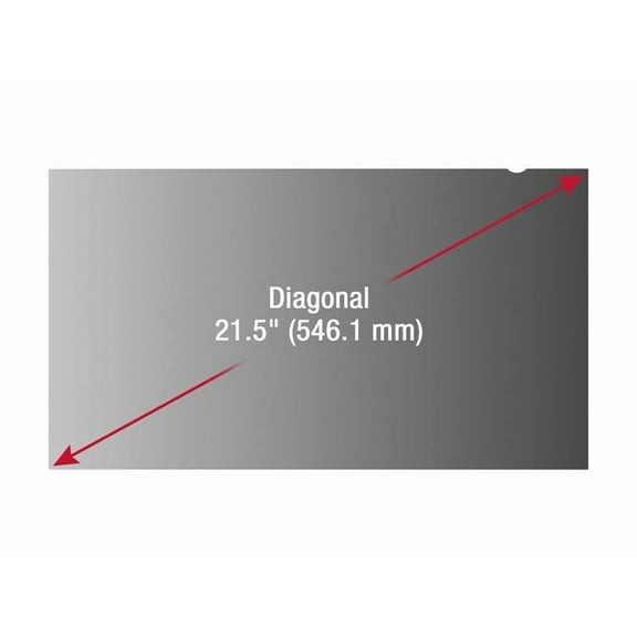 PRIVACY FILTER SCREEN PROTECTOR F/ 21.5IN WS LCD MONITOR TAA