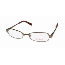 PRIVE PRV200 EYEGLASS FRAME/GLASSES STAINLESS STEEL METAL WOMENS EYEWEAR FULLRIM
