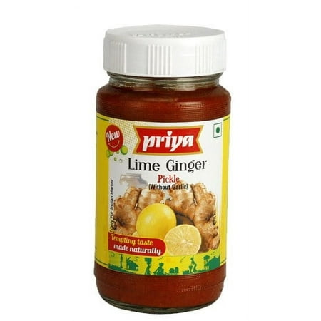 Priya Lime Ginger Pickle (No Garlic)