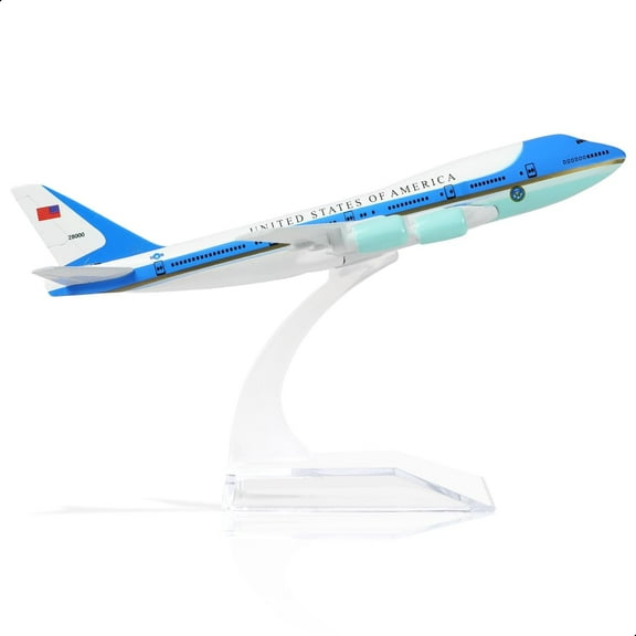 PRIYAL 1/400 Plane 747 Model Diecast Metal Airplane Model kit (6 inches/15cm) for Boeing 747 Airlines Plane with Stand for Aviation Gift, Desktop Display Decorations