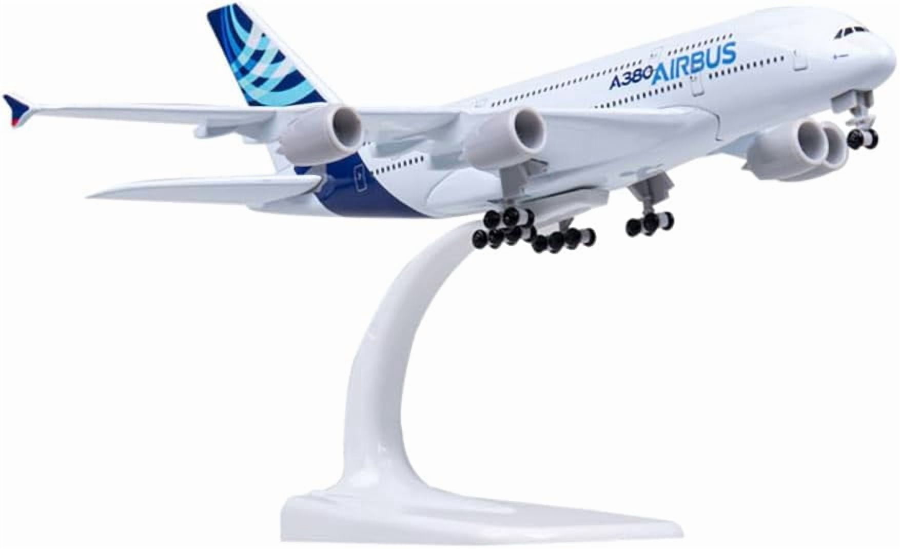 PRIYAL A380 Diecast Airplane Model - 1/400 Scale Metal Prototype Plane for Gift Collectible