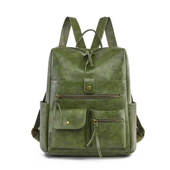 PRIYAL Backpack Purse for Women Fashion Backpack Purses PU Leather Daypacks Anti-Theft Shoulder Bag Satchel Purse