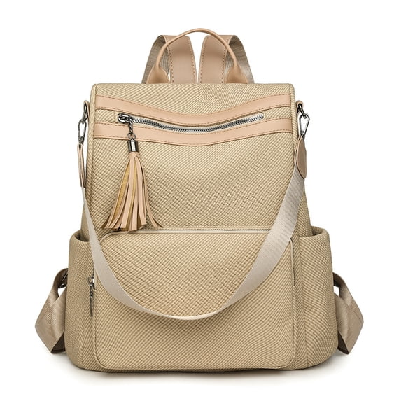 PRIYAL Backpack Purse for Women Large Leather Convertible Backpack Ladies Shoulder Bag Fashion Backpack Handbags for Travel and Work