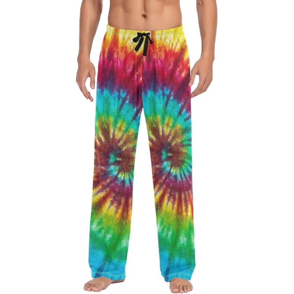 PRIYAL Black Cat Pajama Pants Mens Lounge Pants Super Soft Men Pajama Bottoms with Pockets Drawstring