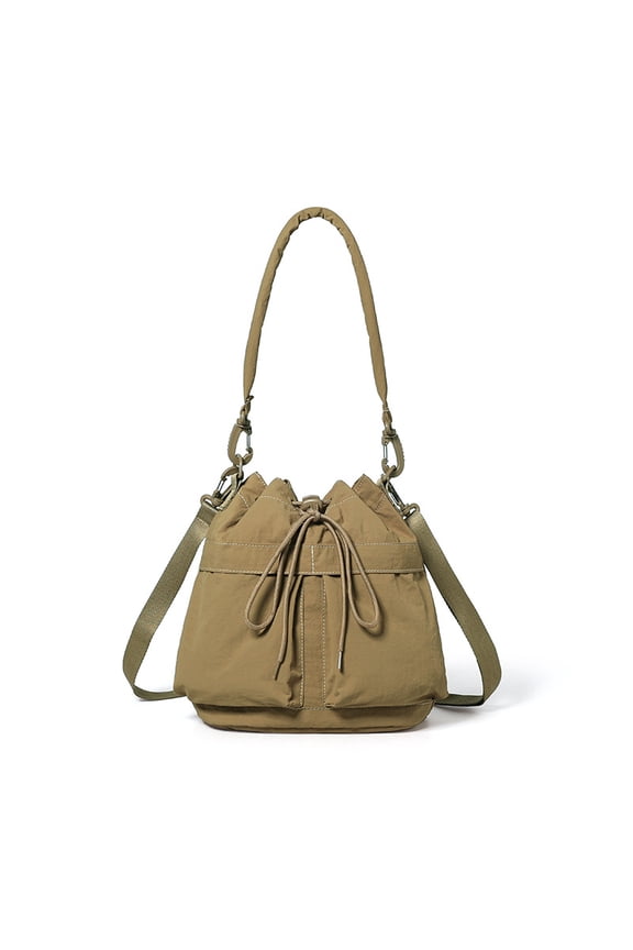Bucket Bags and Drawstring Crossbody Purse for Women Medium Tote and Hobo Handbags with 2 Shouder Straps