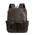 thumbnail image 1 of PRIYAL Business Men and Women PU Leather Backpack Laptop Waterproof Backpack Travel Commuter Lightweight Backpack, 1 of 7