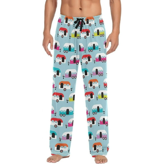 PRIYAL Cookies Gingerbread Men's Pajama Pants Sleepwear Lounge Pajama Bottoms with Pockets, S M L XL XXL