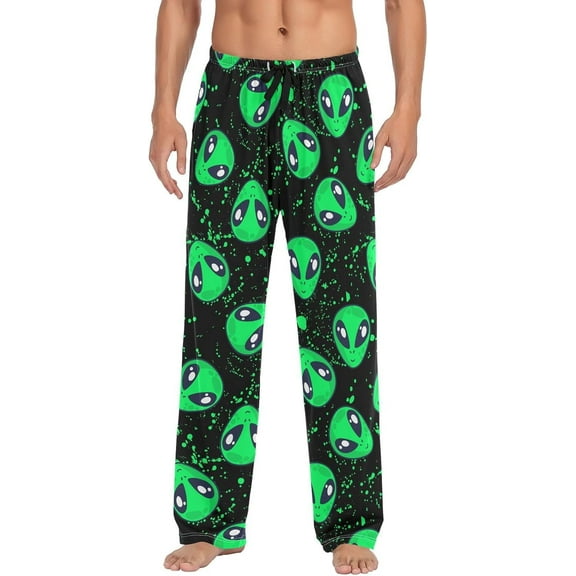 PRIYAL Cute Brown Capybaras Pajama Pants Blue Water Men's Pajama Bottoms Lounge Sleepwear PJs Sleep Pants