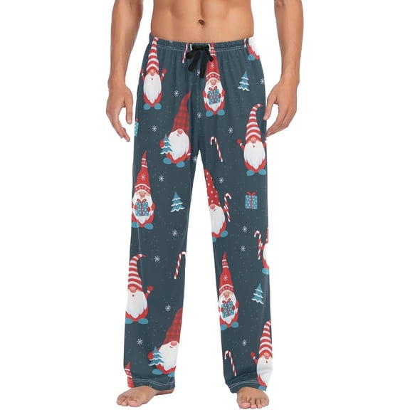 PRIYAL Cute Brown Capybaras Pajama Pants Blue Water Men's Pajama Bottoms Lounge Sleepwear PJs Sleep Pants